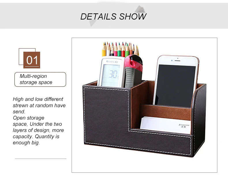 Fashionable, simple, multifunctional, small storage and creative pen holder