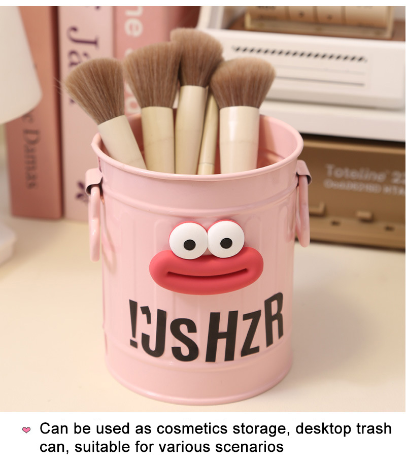 Large capacity office desktop storage funny pen holder box