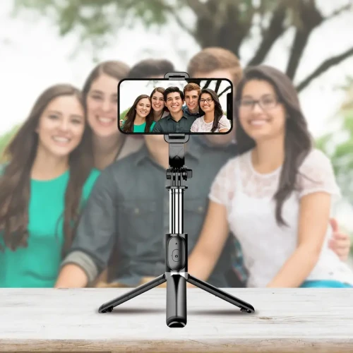 Cell Phone Selfie Stick Tripod, Extendable Selfie Stick All-in-1 Smartphone Tripod Stand With Wireless Remote 360°Rotation For IPhone 14/13/12/12 Pro/11/11 Pro/XS/XR/X/8/7 Plus, For Samsung, Google, LG, Sony Smartphones