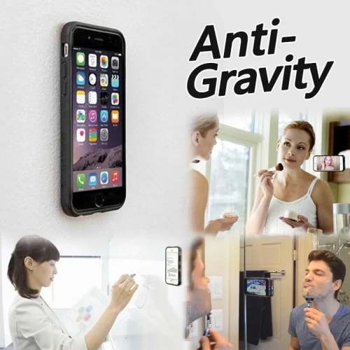 Anti-Gravity Case – Innovative Phone Case with Reusable Adhesive for Hands-Free, Wall-Mountable Convenience
