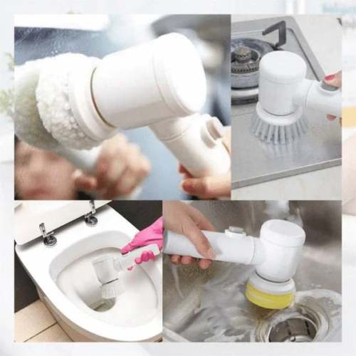 Magic Electric Cleaning Brush – USB Rechargeable, High-Efficiency Cleaning Tool for Home, Kitchen, and Bathroom