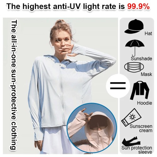 [50X Sun Protection] Lightweight UV-Proof Clothing for Men and Women – Breathable & Comfortable Sun Protection