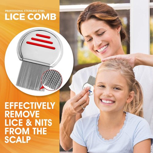 Super Offer – Premium Metal Lice Comb for Effective Lice and Nits Removal