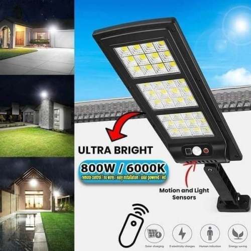 Solar LED Lamp 6000K – Bright White Solar-Powered Outdoor Light for Garden, Pathway & Yard