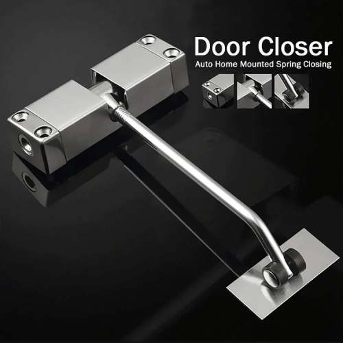 Silent Adjustable Automatic Door Closer - Smooth & Quiet Operation