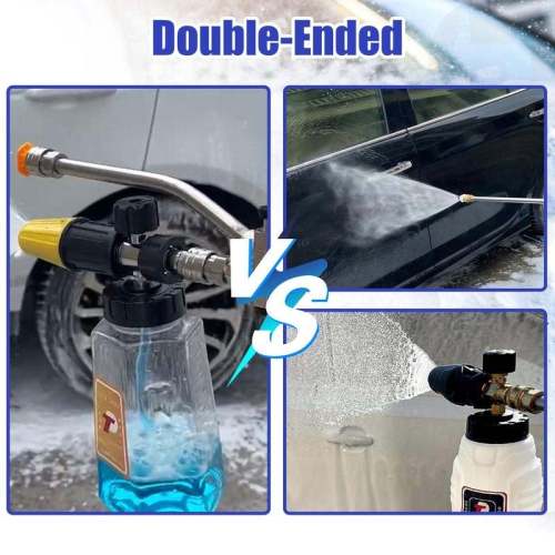 Foam Cannon Dual Connector Accessory – Versatile Attachment for Pressure Washers