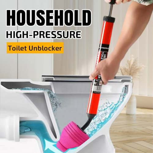 Household High-Pressure Toilet Unblocker - Effective Solution for Clogs