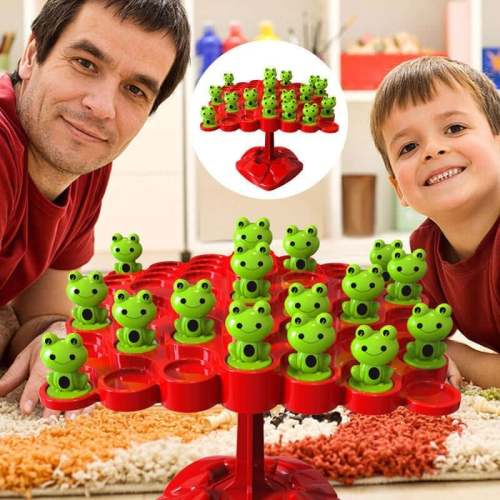 Frog Balance Tree Double Play Parent-child Interactive Puzzle Toys