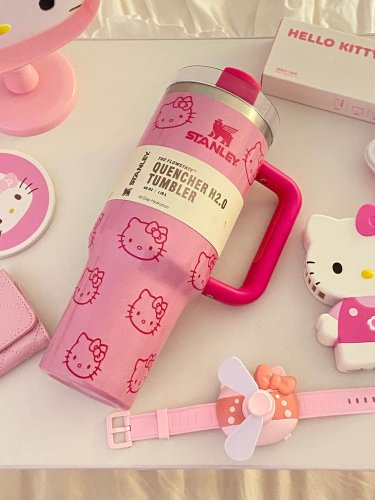 40oz Hello Kitty Stainless Steel Vacuum Insulated Tumbler - Cute & Durable