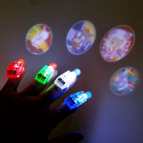 5PCS/SET LED Projection Finger Lights