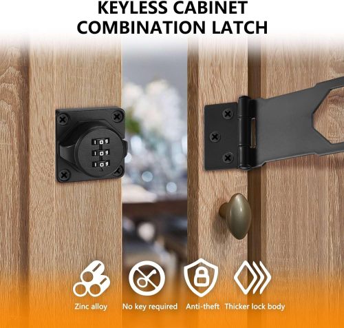 Cabinet Password Hasp Lock - Secure & Convenient Access Control