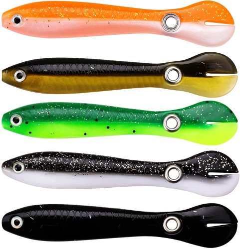 Soft Bionic Fishing Lure (5 pcs) – Realistic Action for Effective Fishing
