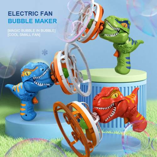 Electric Dinosaur Bubble Machine - Fun & Colorful Bubble Blower