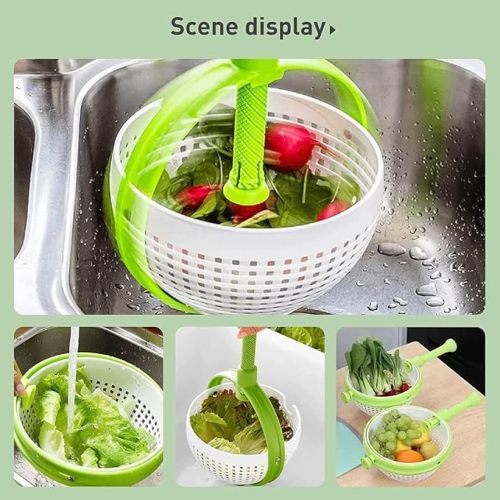 All-Purpose Salad Spinner – Effortless Washing and Drying for Fresh Salads