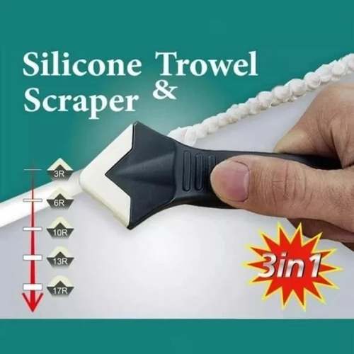 3-in-1 Ultimate Caulking Tool – Multi-Function Caulk Remover, Applicator, and Smoother for Precision Sealing