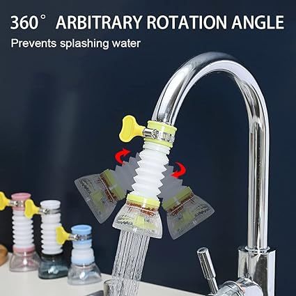 Movable Kitchen Tap Head – 360° Rotatable Sink Faucet Sprayer for Easy and Efficient Cleaning