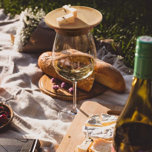 Wine Glass Charcuterie Topper - Perfect Accessory for Wine & Cheese Lovers
