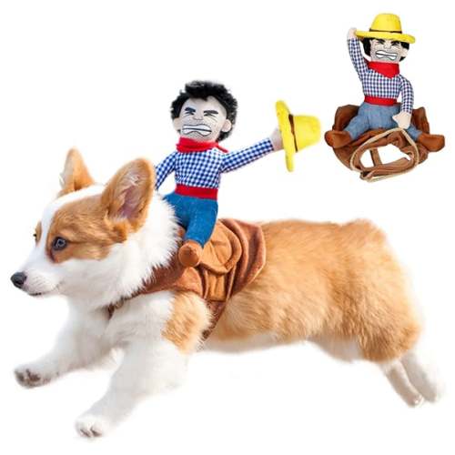 Dog Costume - Cowboy Rider