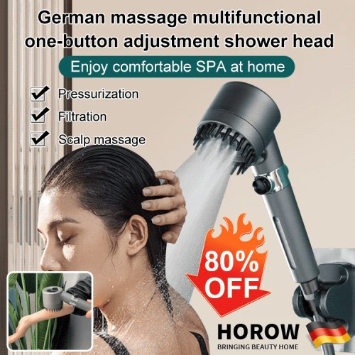 German Multifunctional Massage Shower Head - Advanced Shower System for Enhanced Comfort