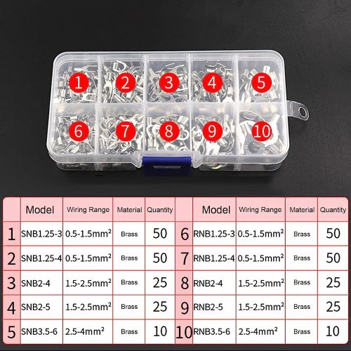 Brass Electrical Connectors Kit - Comprehensive Set for Reliable Electrical Connections