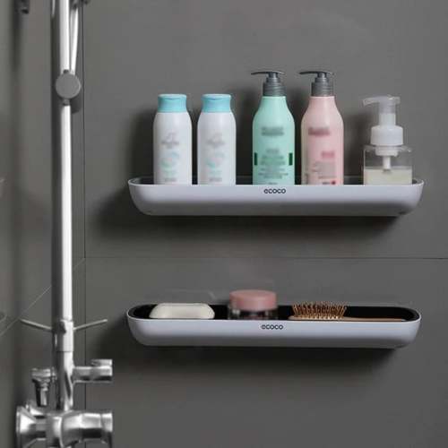 EasyMount Bathroom Storage Shelf – No Drilling, Hassle-Free Installation