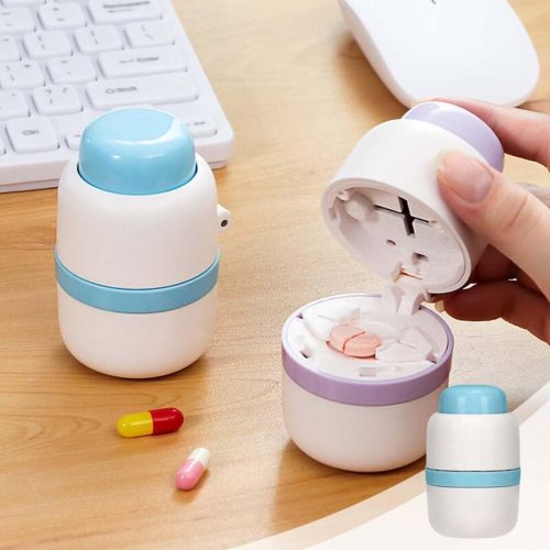 Portable Pill Cutter - Easy and Safe Tablet Splitter for Precise Dosing