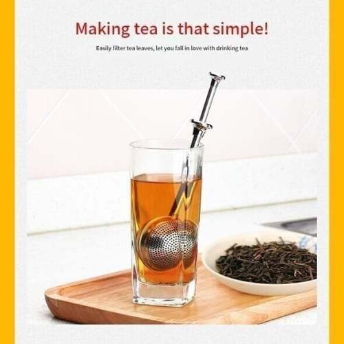 Long-Handle Tea Ball Infuser - Perfect Brewing Tool