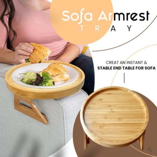 Cozy Sofa Armrest Tray - Convenient and Stylish Accessory for Your Couch