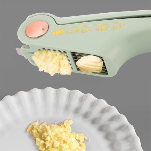 Stainless Steel Garlic Press - Effortless Crushing for Fresh Garlic