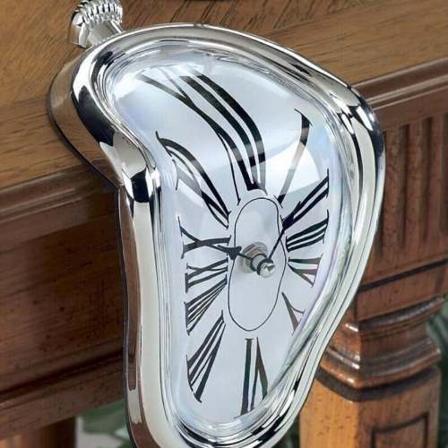 Decorative Melting Clock - Unique Home Accent