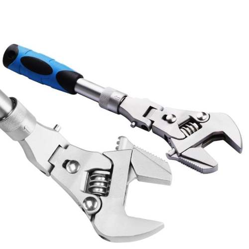 5-in-1 Telescopic Shaking Head Ratchet Wrench - Versatile Tool for Mechanics