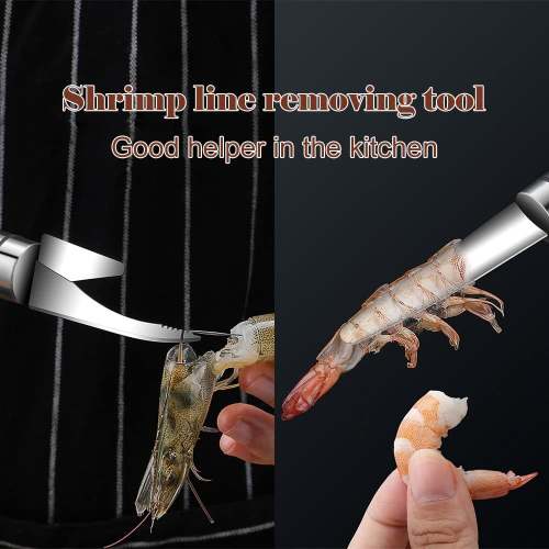 Multifunctional Fish and Shrimp Knife - Versatile Tool for Seafood Preparation