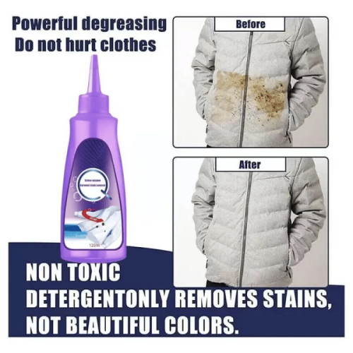 Advanced Active Enzyme Laundry Stain Remover - Powerful Stain Removal for All Fabrics