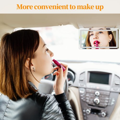 Car Sun Visor Vanity Mirror - Convenient & Stylish Reflection