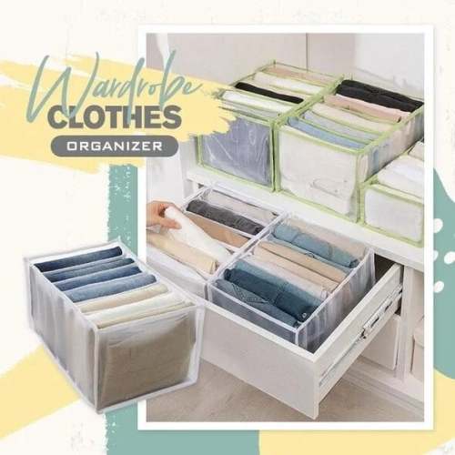 Premium Wardrobe Clothes Organizer - Efficient Storage Solution for Neat and Tidy Closets