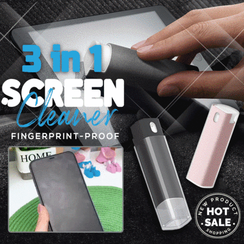 3-in-1 Fingerprint-Proof Screen Cleaner - Ultimate Device Care