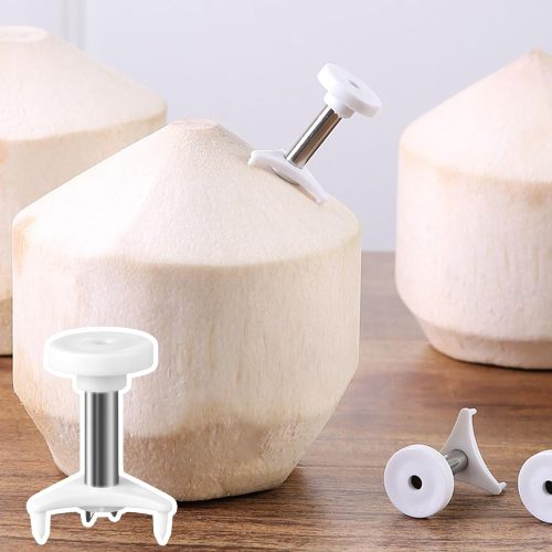 Easy Coconut Opener Tool - Quick and Safe Coconut Water & Meat Extraction
