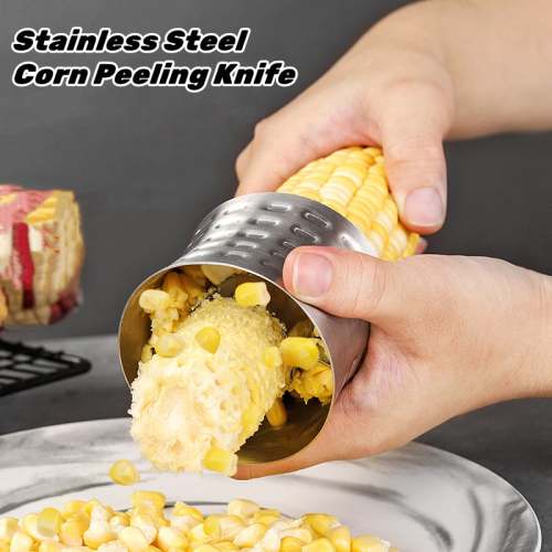 Food Grade Stainless Steel Corn Peeling Machine - Efficient and Easy Corn Preparation