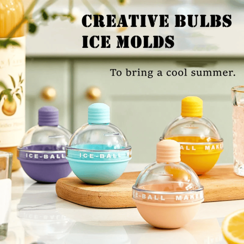Light Bulbs Ice Molds – Fun Novelty Ice Maker
