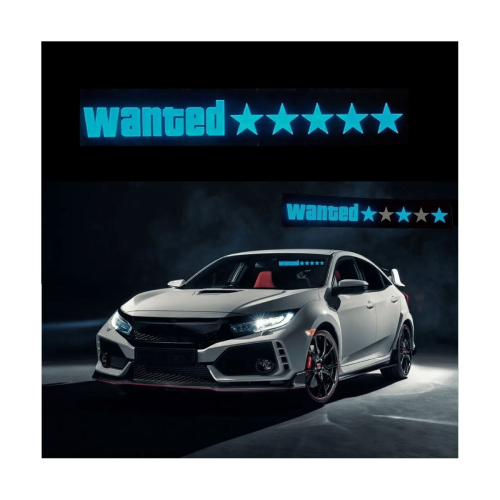 LED Wanted Car Window Panel – Eye-Catching Vehicle Display