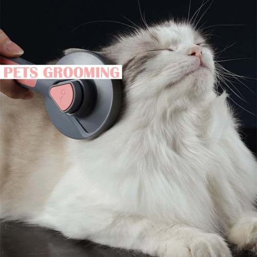 Pets Grooming Brush & Hair Cleaning Comb - Essential Grooming Tool for Dogs and Cats