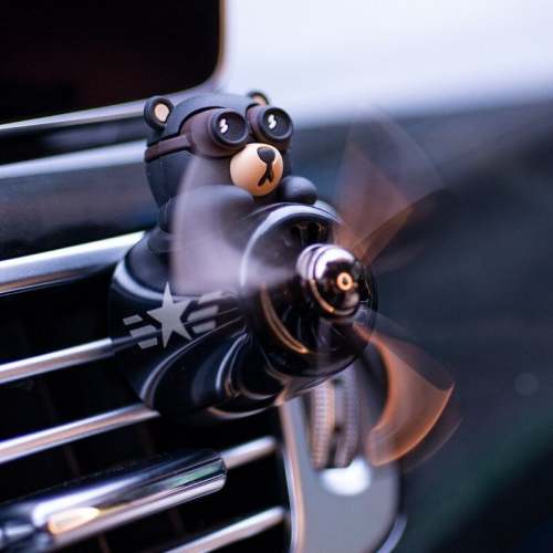 Cute Car Fan Air Freshener with Scent - Adorable Aroma for Your Ride