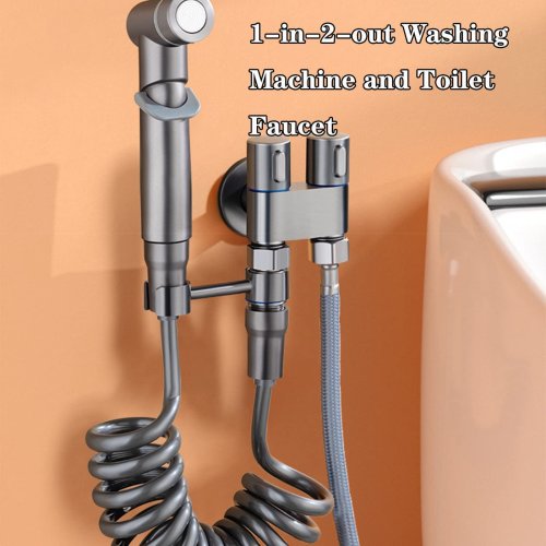 1-In-2-Out Dual Control Valve Airbrush Set - Precision Tool for Artists and Crafters