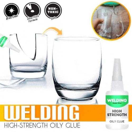 High-Strength Oily Glue for Welding and Bonding Applications