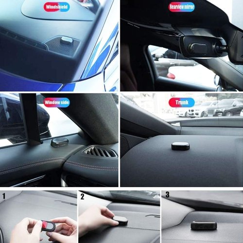 Car Solar-Powered Anti-Theft LED Flashing Security Light