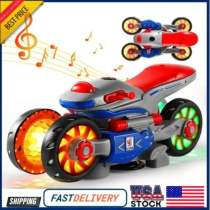 Deformation Motorcycle with Lights and Music - Interactive Toy for Kids