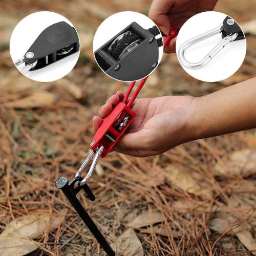 Portable Adjustable Camping Rope - Versatile Fixing Solution for Outdoor Adventures