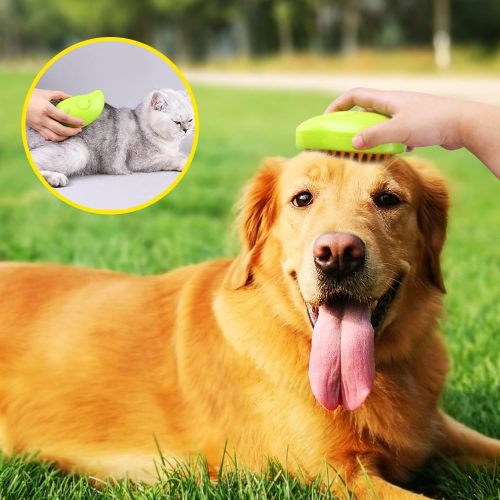 3-in-1 Pet Steamy Brush - Grooming, Cleaning, and Deodorizing Tool for Pets