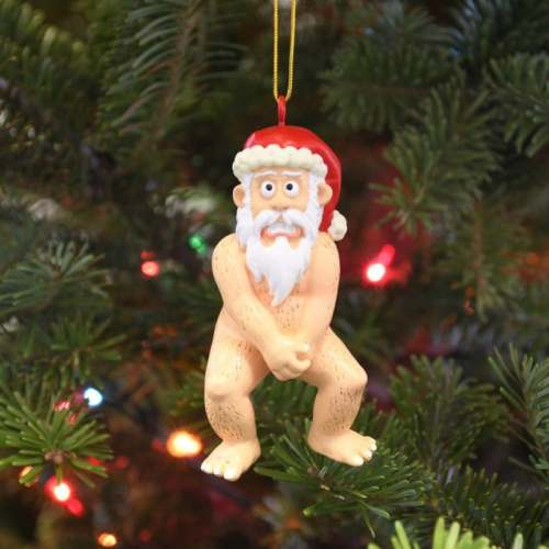 Funny Naked Santa Claus Ornaments – Hilarious Holiday Decor