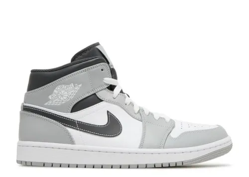 AIR JORDAN 1 MID 'LIGHT SMOKE GREY' 554724-078